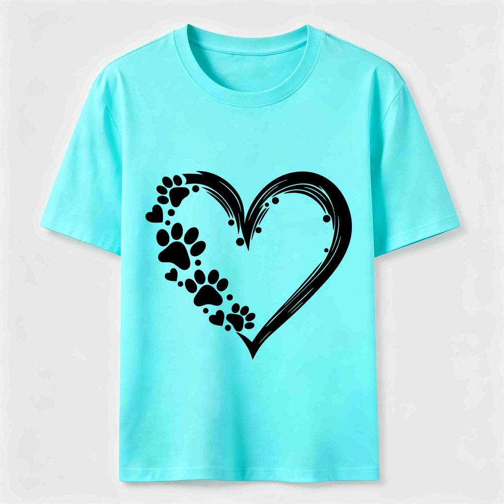 Paw Print Hearts Classic T-Shirt