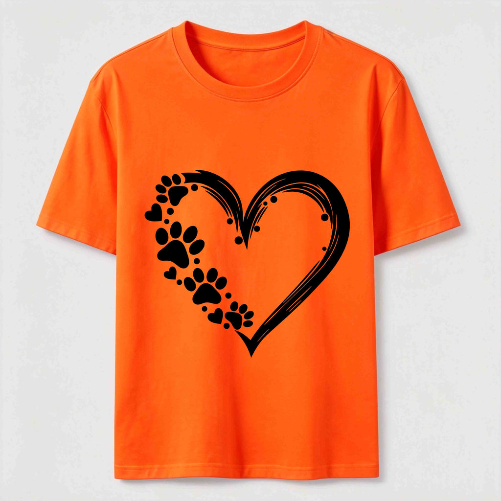 Paw Print Hearts Classic T-Shirt