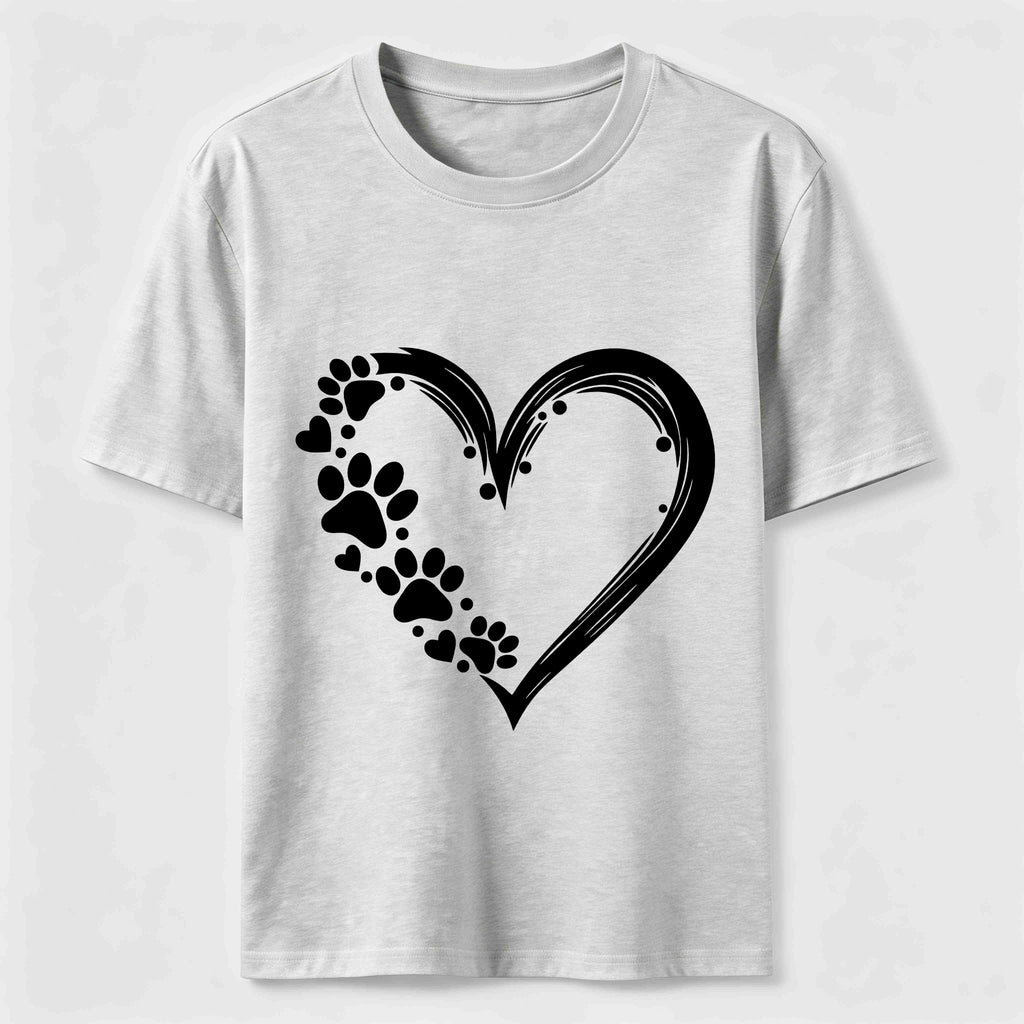 Paw Print Hearts Classic T-Shirt