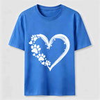 Paw Print Hearts Classic T-Shirt