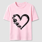 Paw Print Hearts Classic T-Shirt