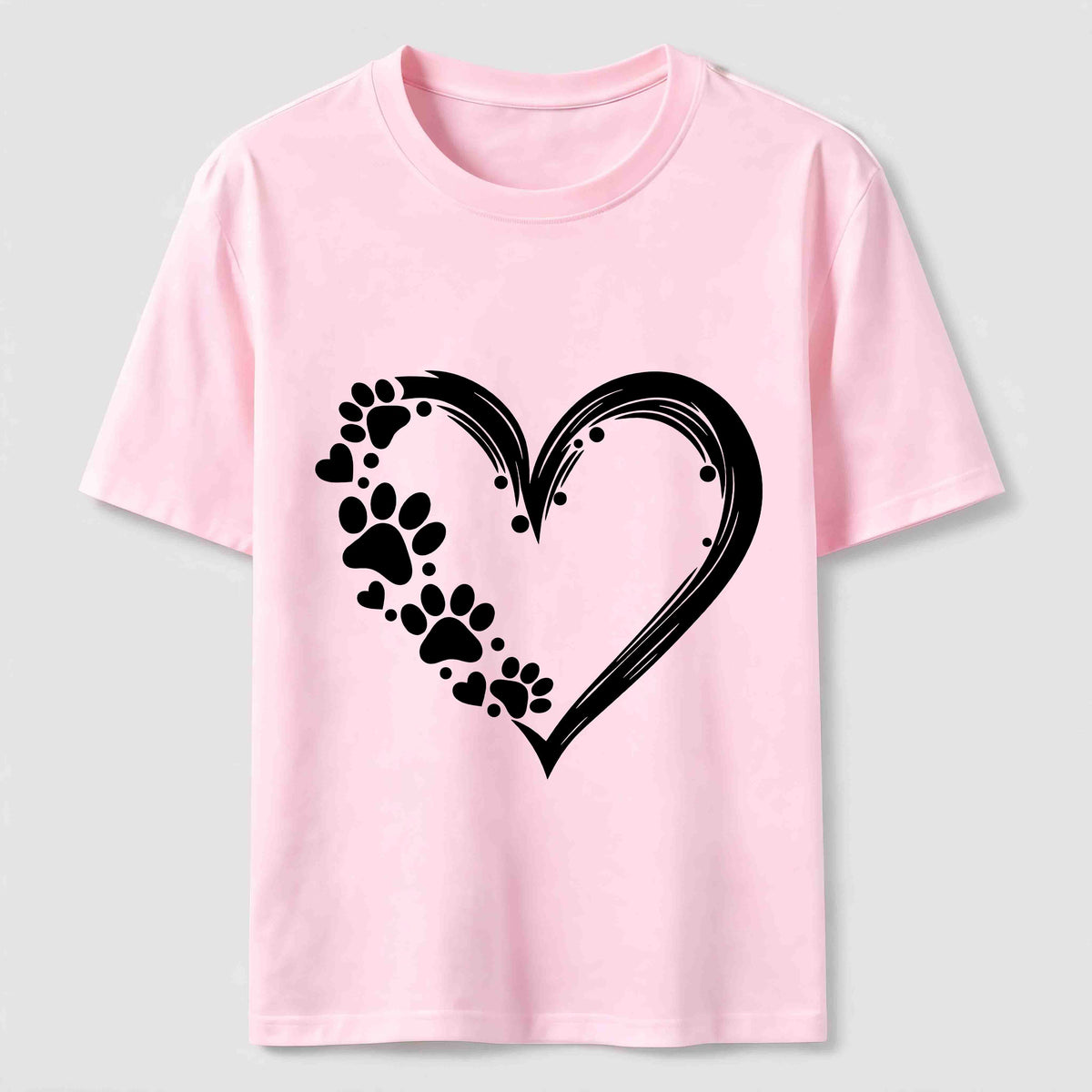 Paw Print Hearts Classic T-Shirt