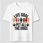 Life Goal Pet All The Dogs Classic T-Shirt