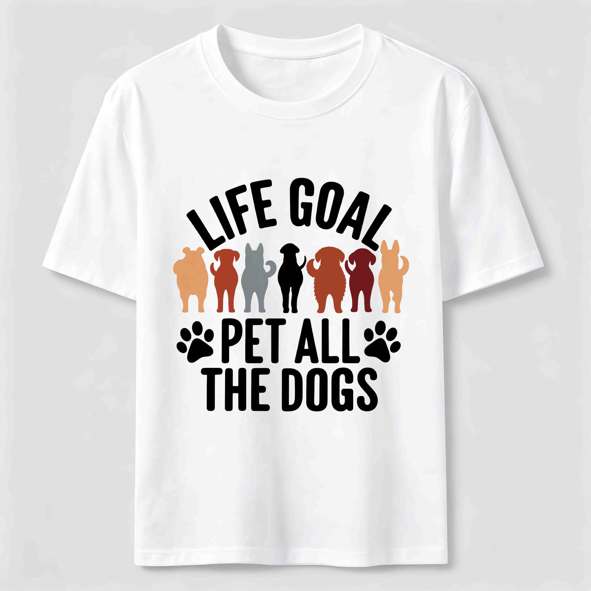 Life Goal Pet All The Dogs Classic T-Shirt