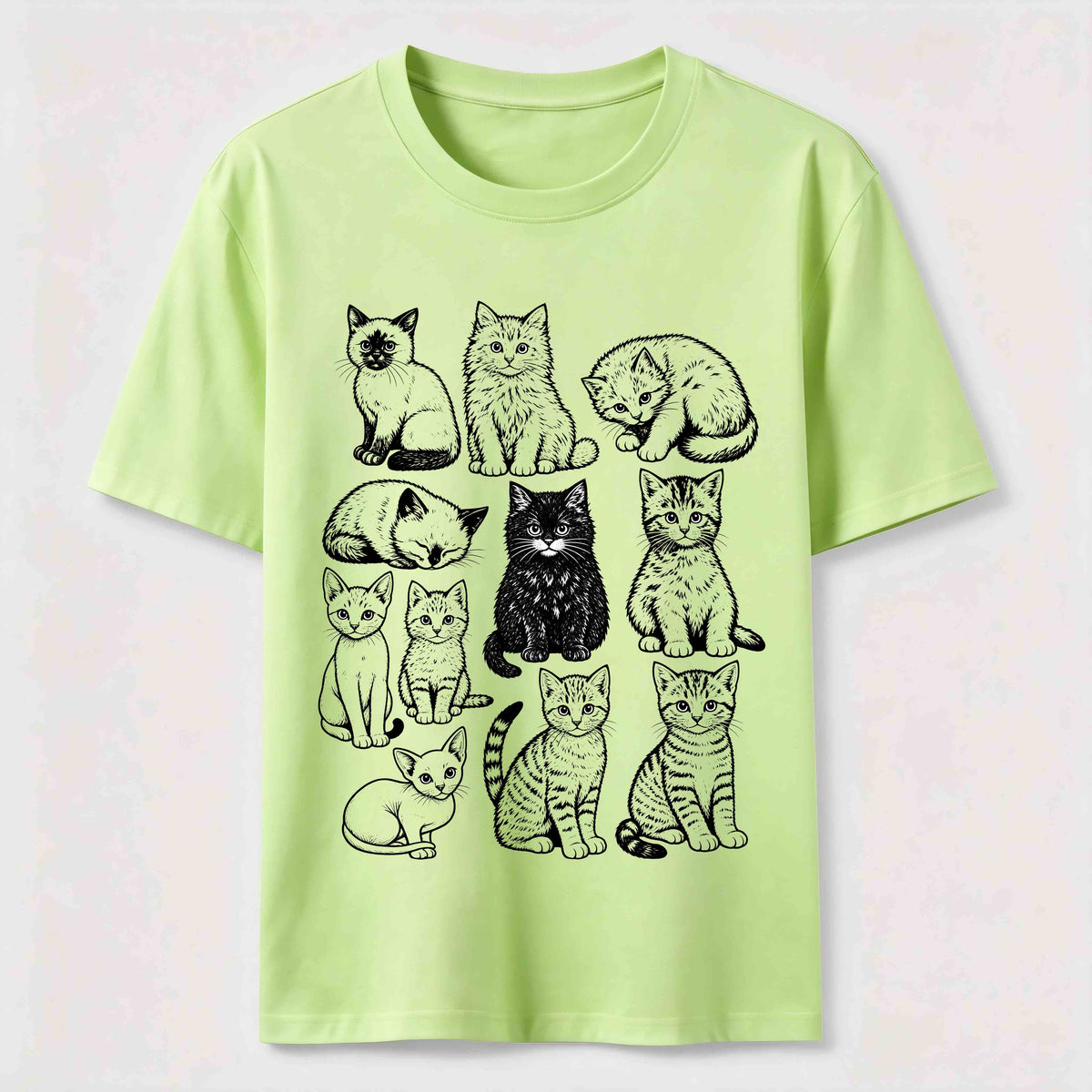 Vintage Cat Lineup Classic T-Shirt
