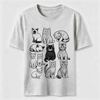 Vintage Cat Lineup Classic T-Shirt