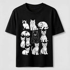 Vintage Cat Lineup Classic T-Shirt