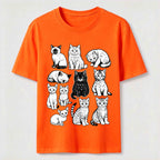 Vintage Cat Lineup Classic T-Shirt