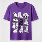Vintage Cat Lineup Classic T-Shirt
