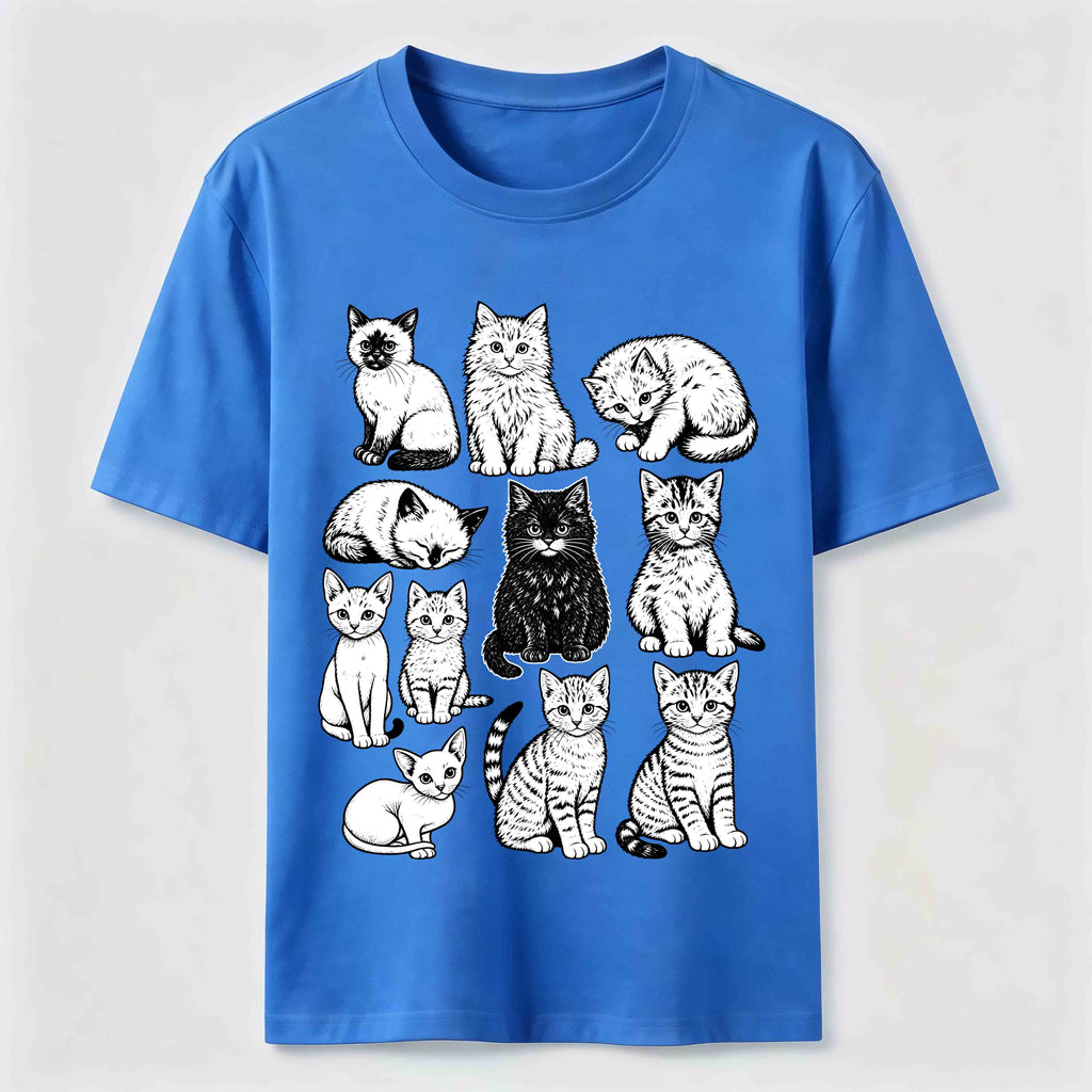 Vintage Cat Lineup Classic T-Shirt