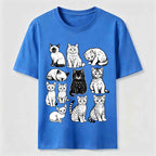 Vintage Cat Lineup Classic T-Shirt