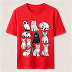 Vintage Cat Lineup Classic T-Shirt