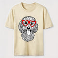 Heart Glasses Dog Classic T-Shirt