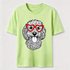 Heart Glasses Dog Classic T-Shirt