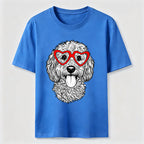 Heart Glasses Dog Classic T-Shirt