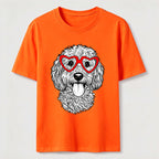 Heart Glasses Dog Classic T-Shirt