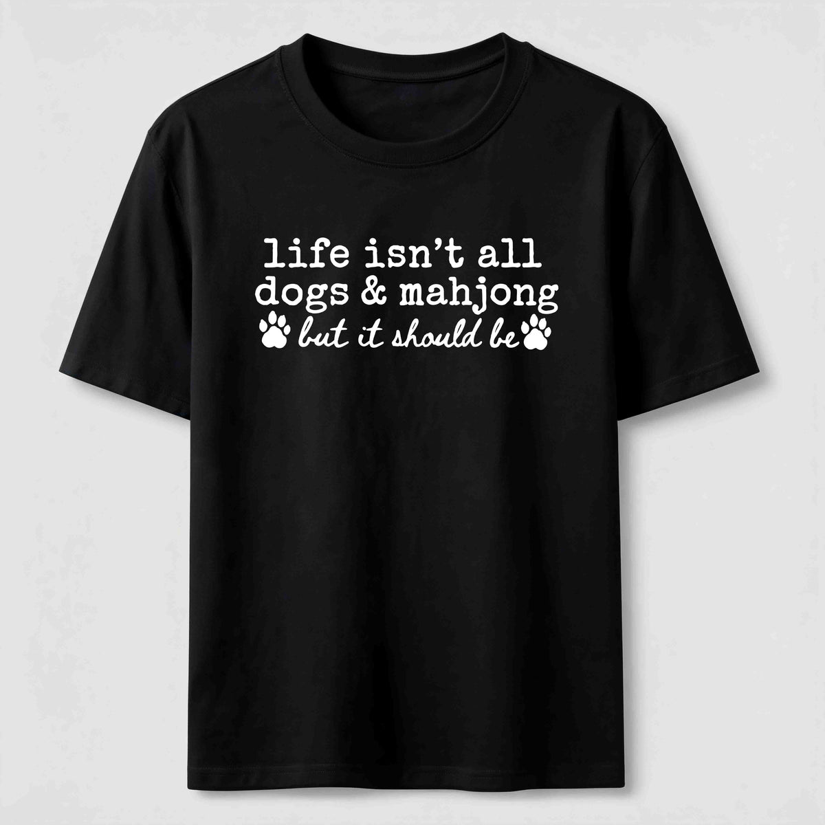 Dogs and Mahjong Classic T-Shirt
