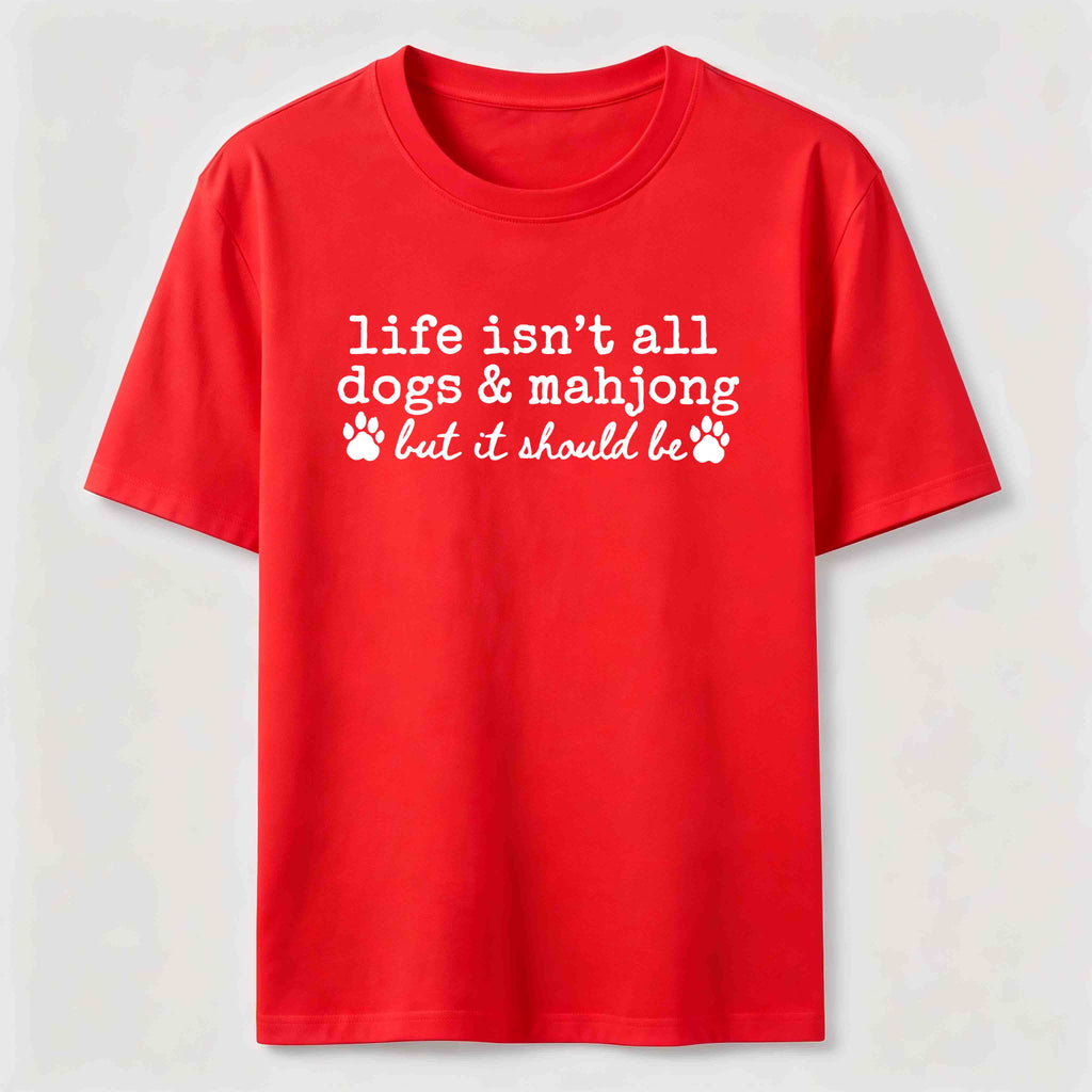 Dogs and Mahjong Classic T-Shirt