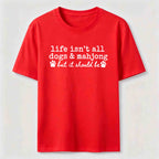 Dogs and Mahjong Classic T-Shirt