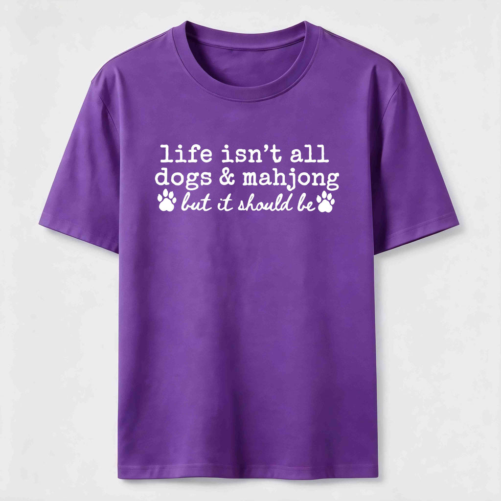 Dogs and Mahjong Classic T-Shirt