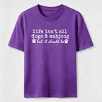 Dogs and Mahjong Classic T-Shirt