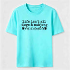 Dogs and Mahjong Classic T-Shirt