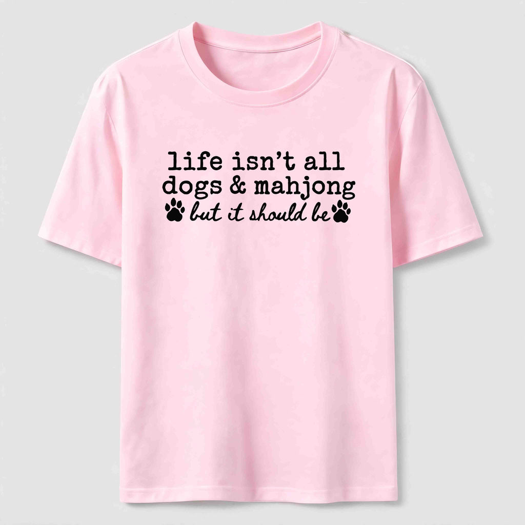 Dogs and Mahjong Classic T-Shirt