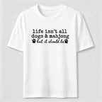 Dogs and Mahjong Classic T-Shirt