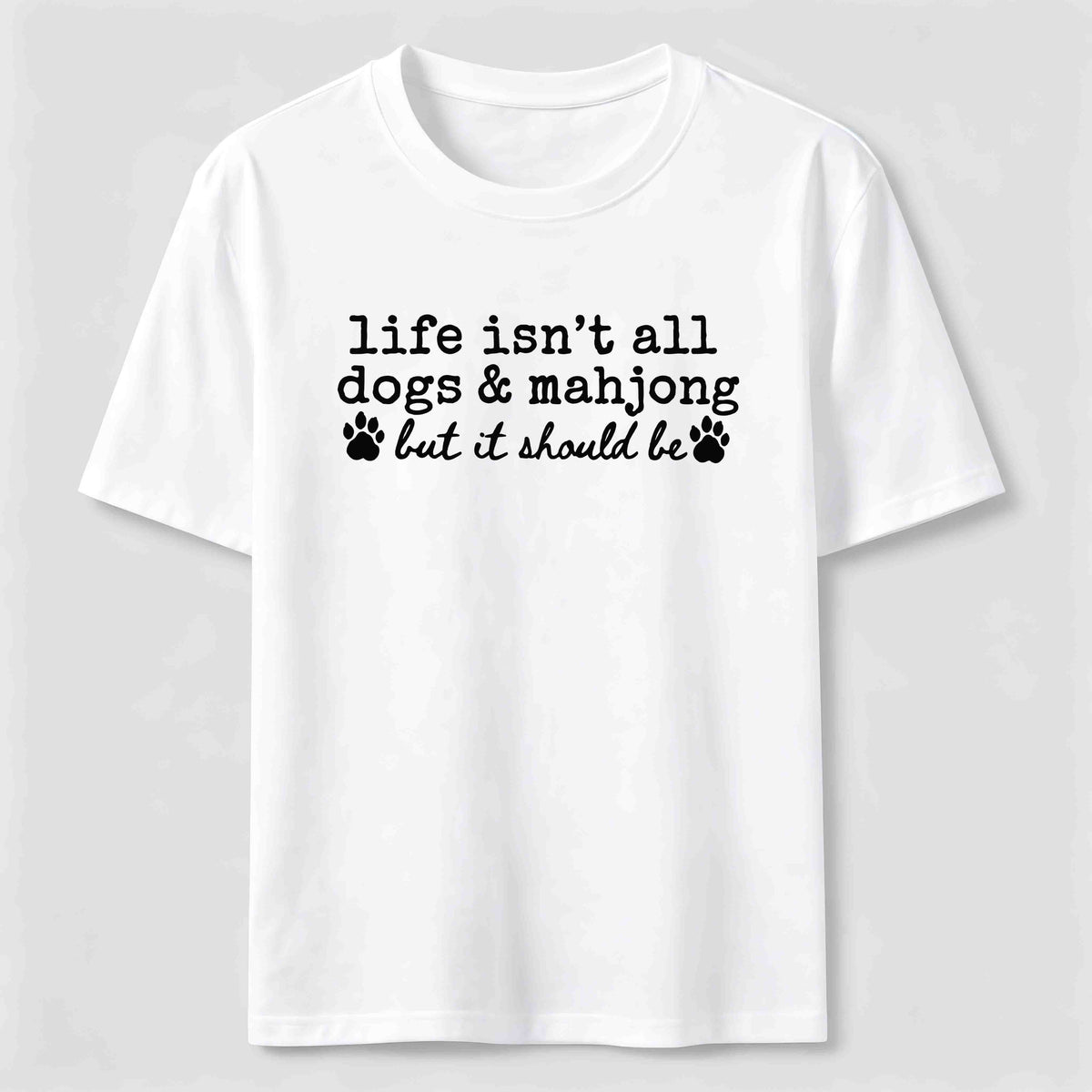 Dogs and Mahjong Classic T-Shirt