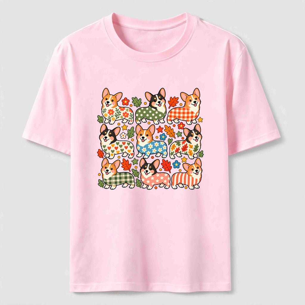 Corgi Pattern Crew Classic T-Shirt