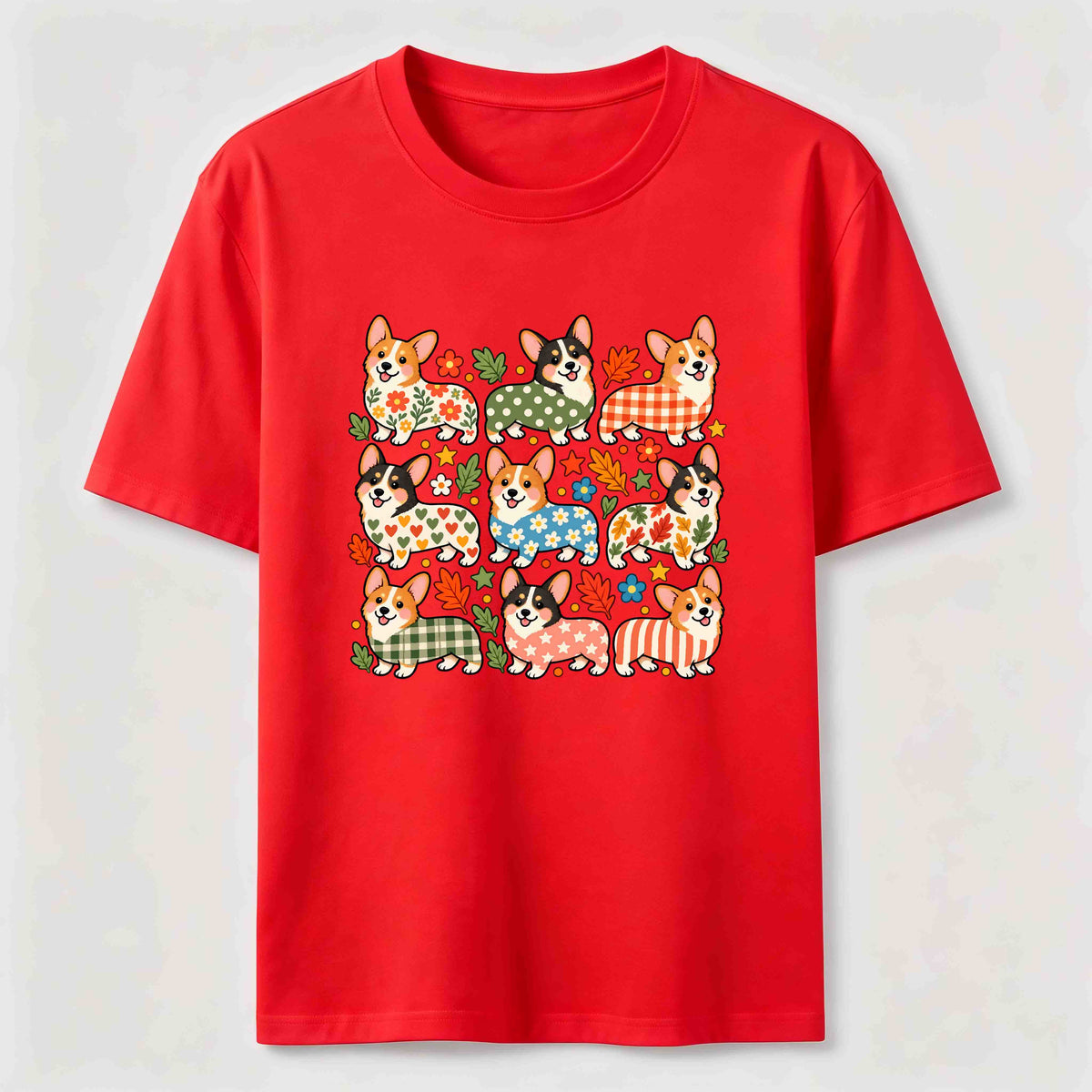 Corgi Pattern Crew Classic T-Shirt