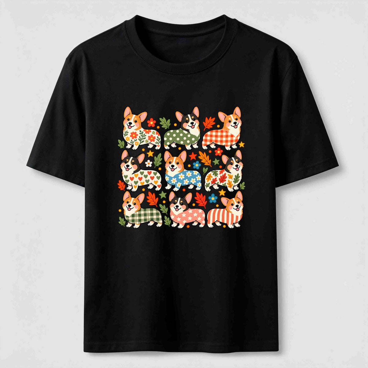 Corgi Pattern Crew Classic T-Shirt