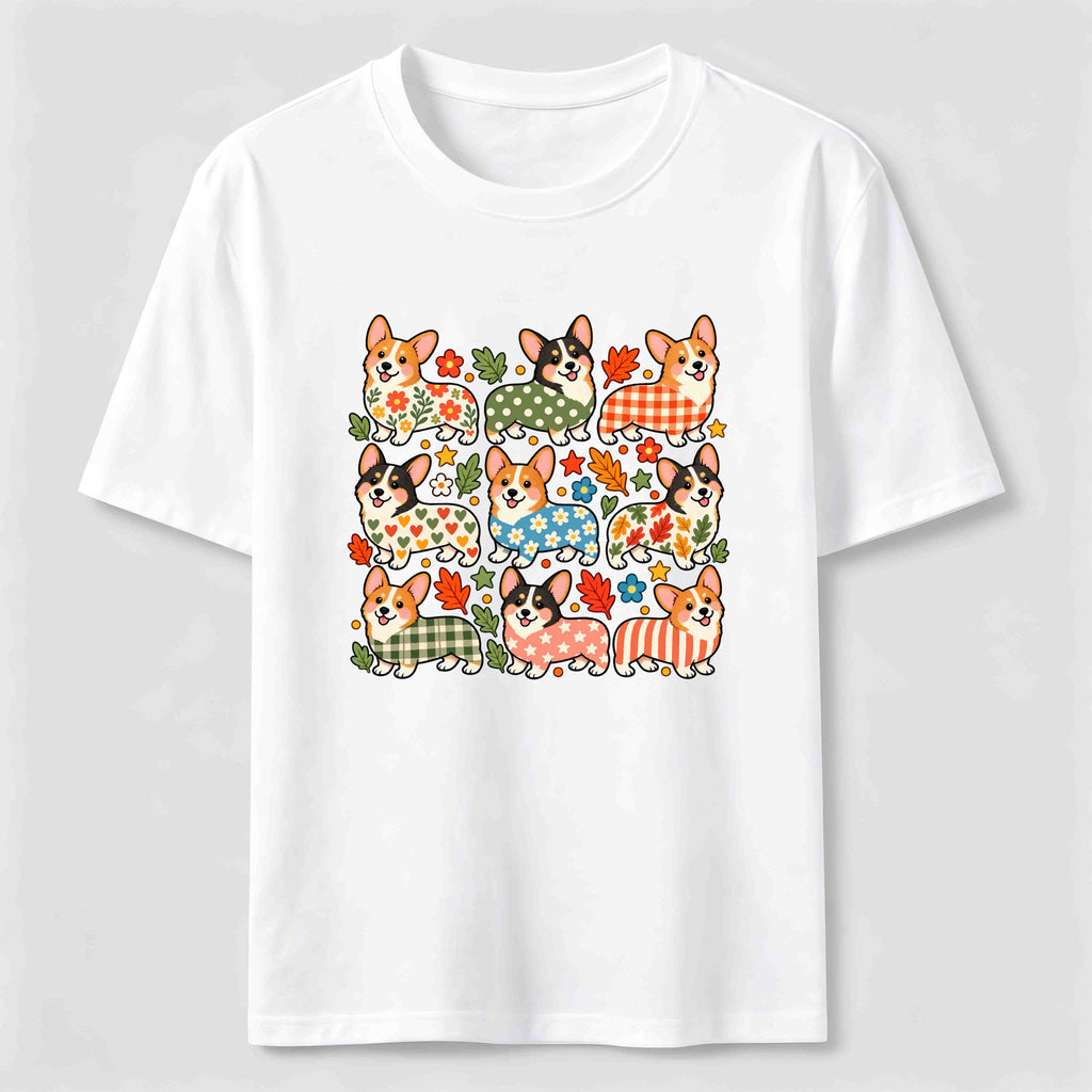 Corgi Pattern Crew Classic T-Shirt