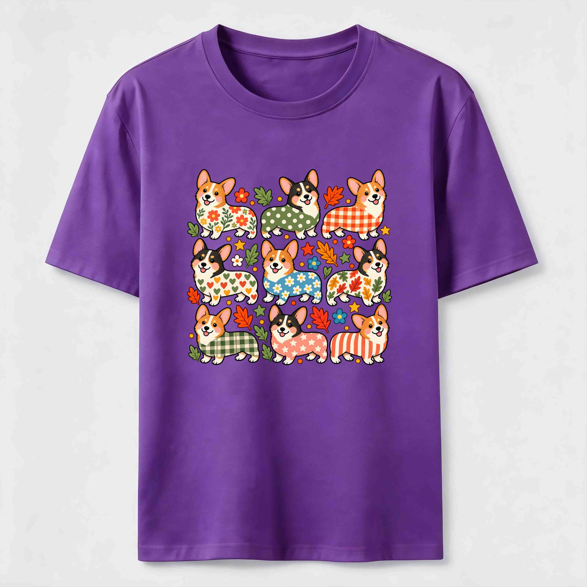 Corgi Pattern Crew Classic T-Shirt