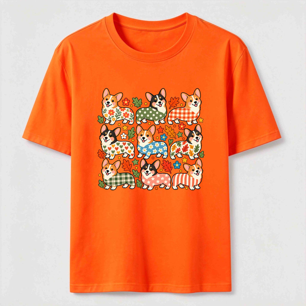 Corgi Pattern Crew Classic T-Shirt