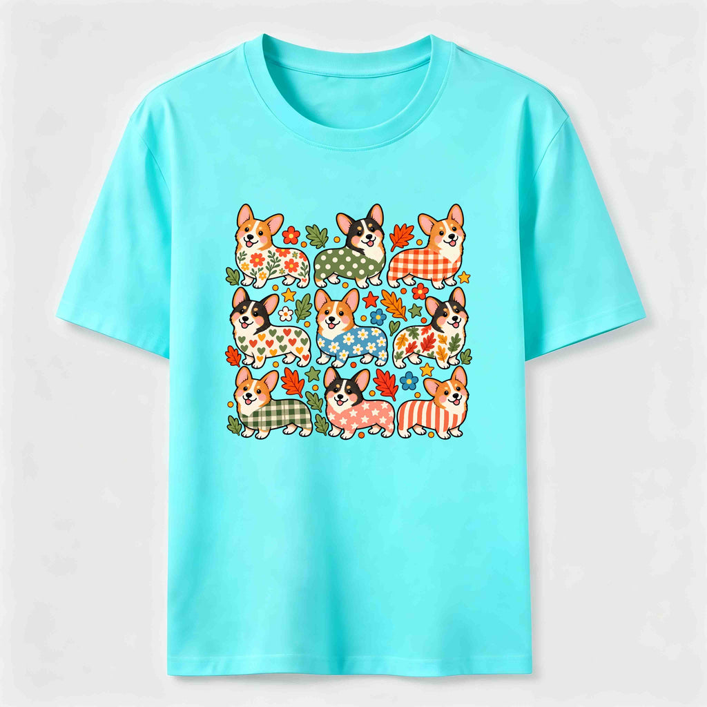 Corgi Pattern Crew Classic T-Shirt