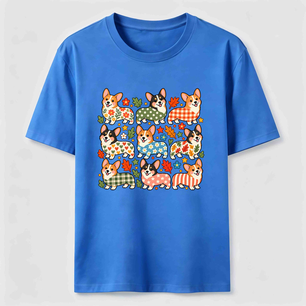 Corgi Pattern Crew Classic T-Shirt