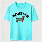 Weenie Mom Floral Dachshund Classic T-Shirt