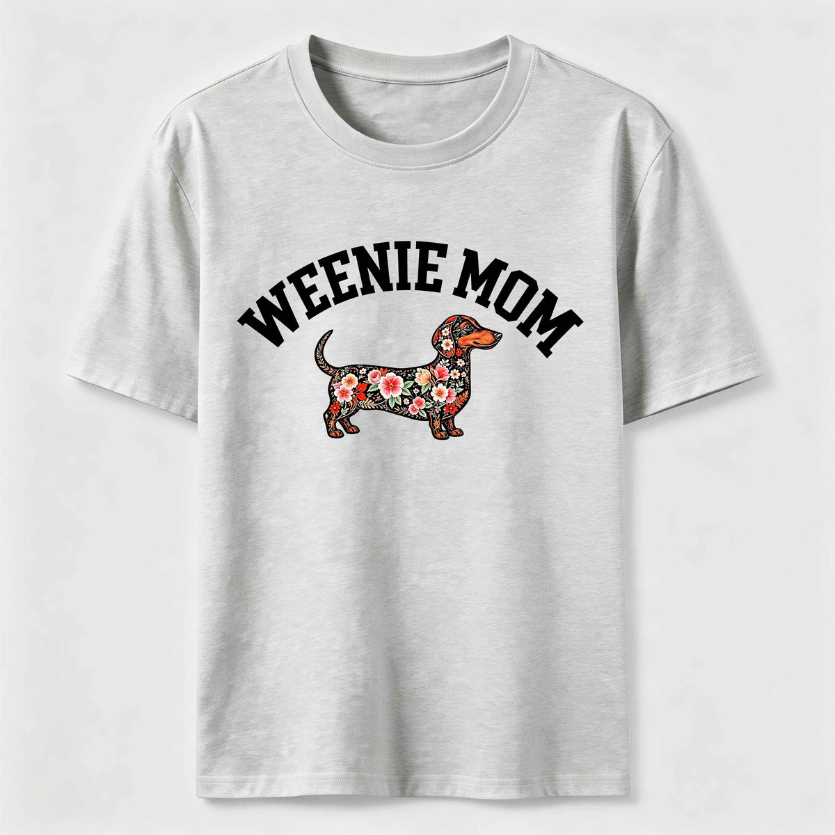 Weenie Mom Floral Dachshund Classic T-Shirt