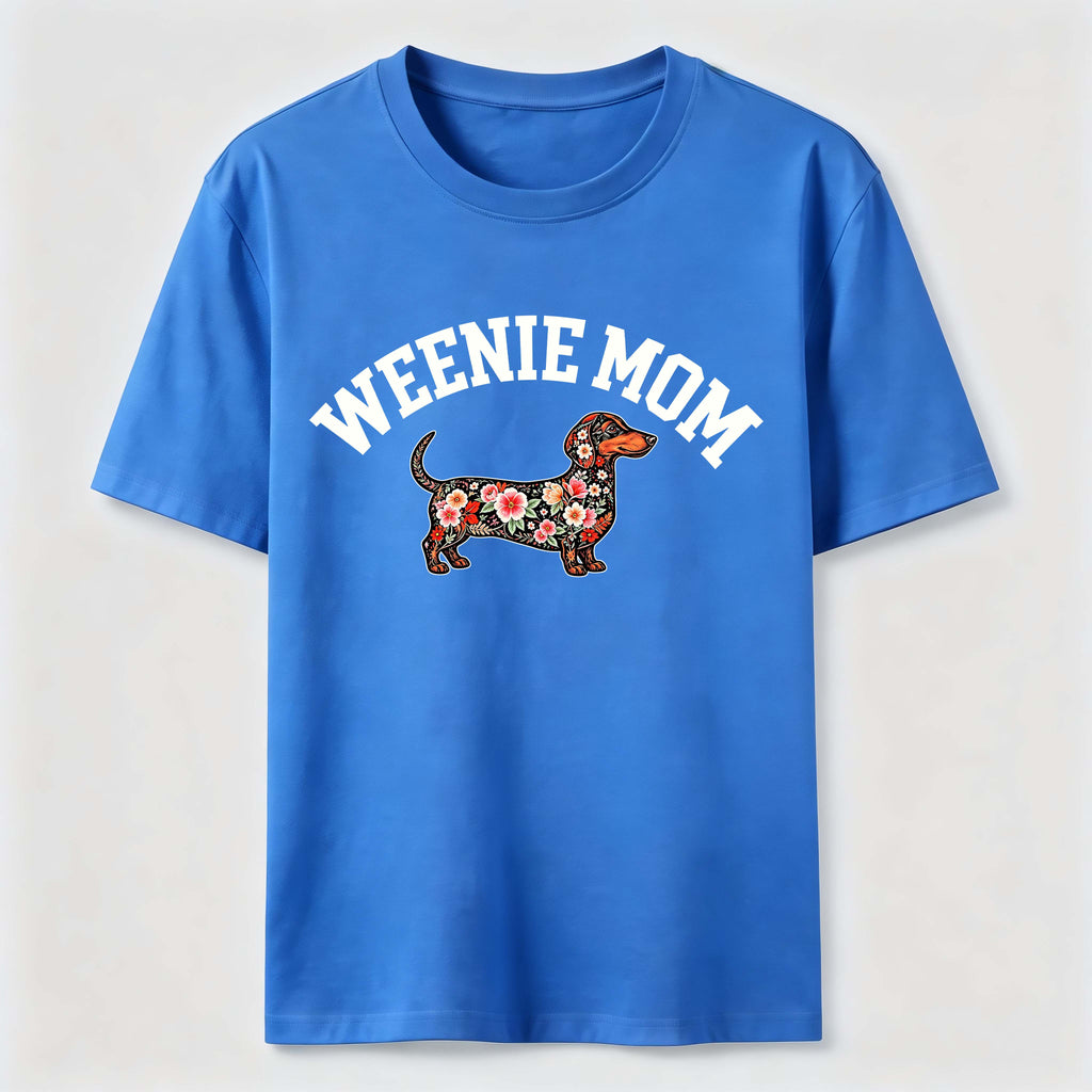 Weenie Mom Floral Dachshund Classic T-Shirt