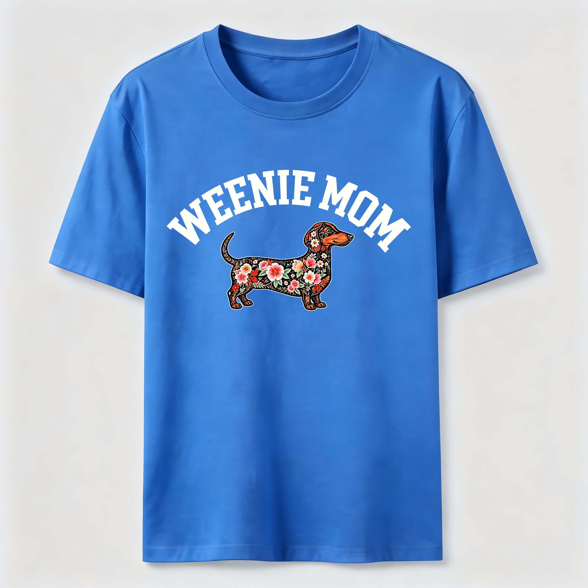 Weenie Mom Floral Dachshund Classic T-Shirt