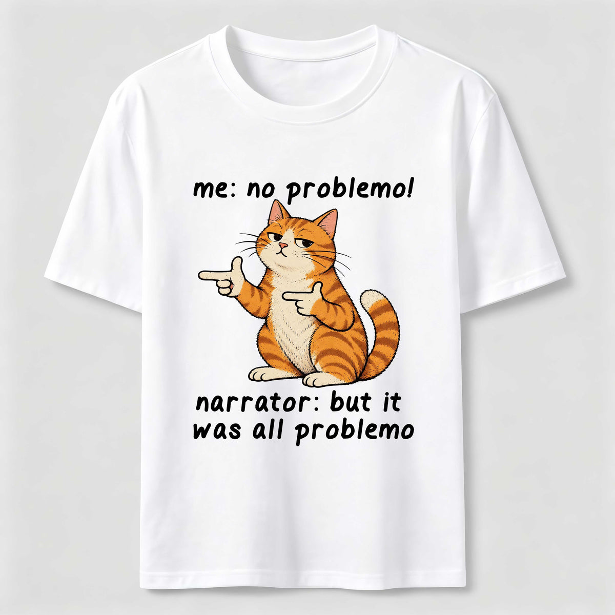 No Problemo Orange Cat Classic T-Shirt