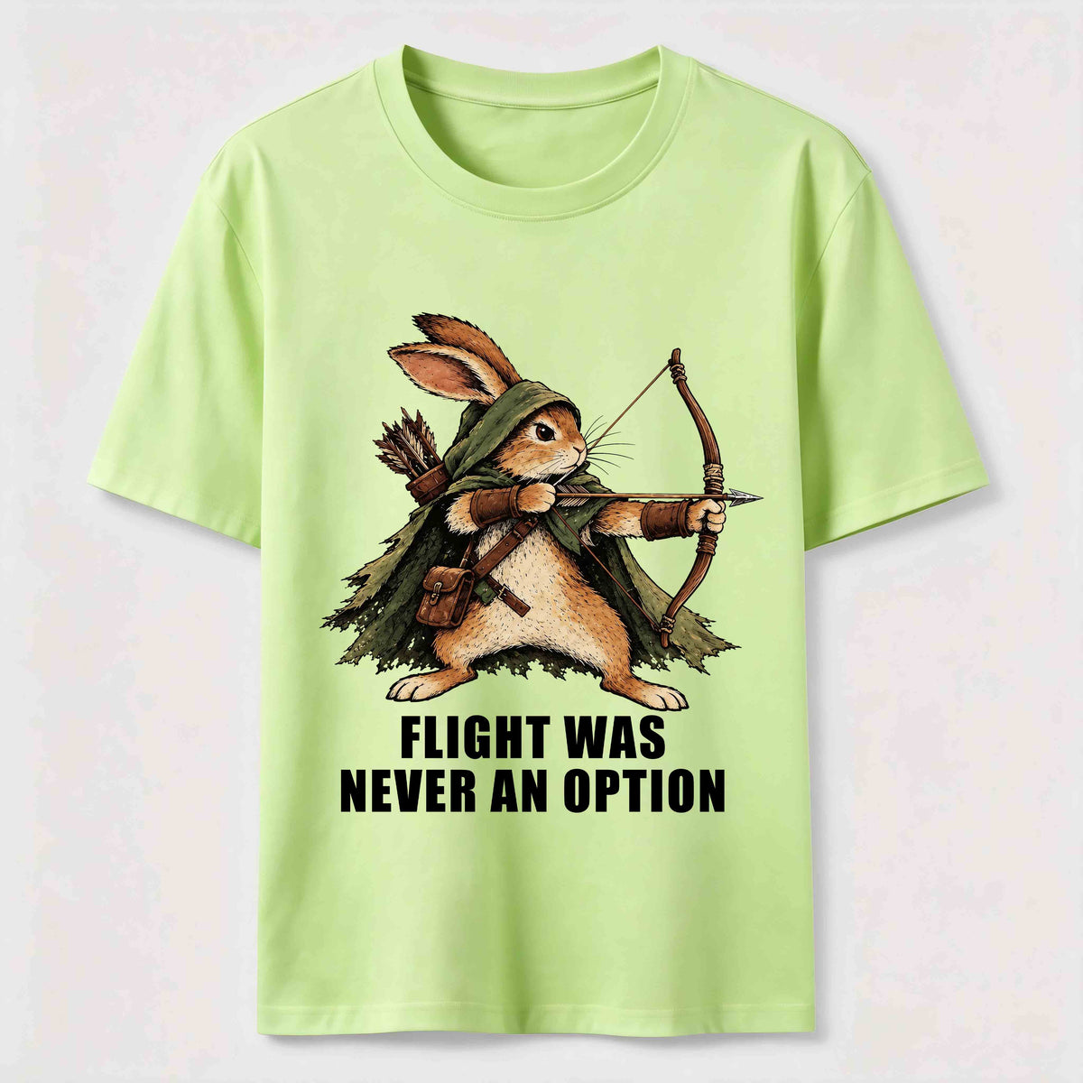 Flight Was Never an Option Rabbit Classic T-Shirt