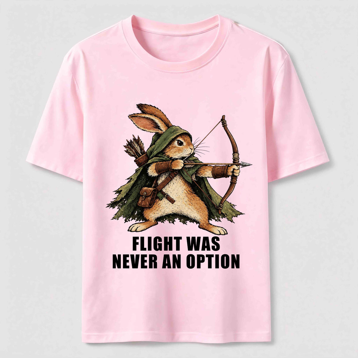 Flight Was Never an Option Rabbit Classic T-Shirt