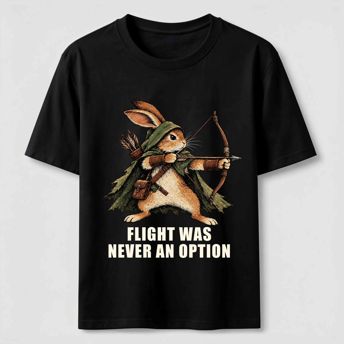 Flight Was Never an Option Rabbit Classic T-Shirt