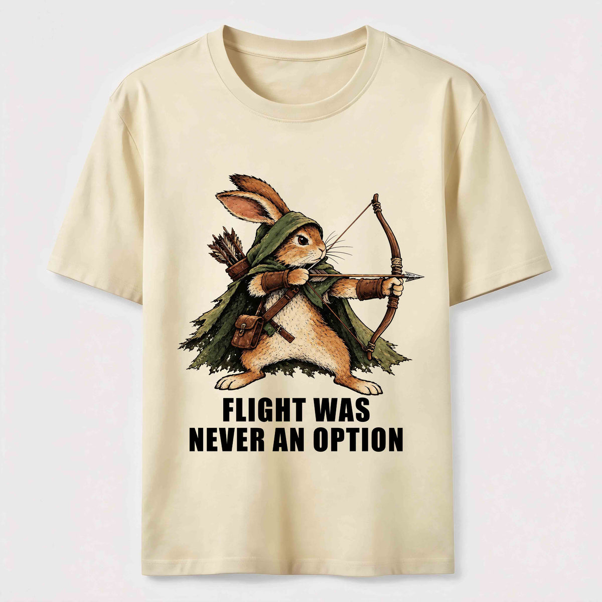 Flight Was Never an Option Rabbit Classic T-Shirt