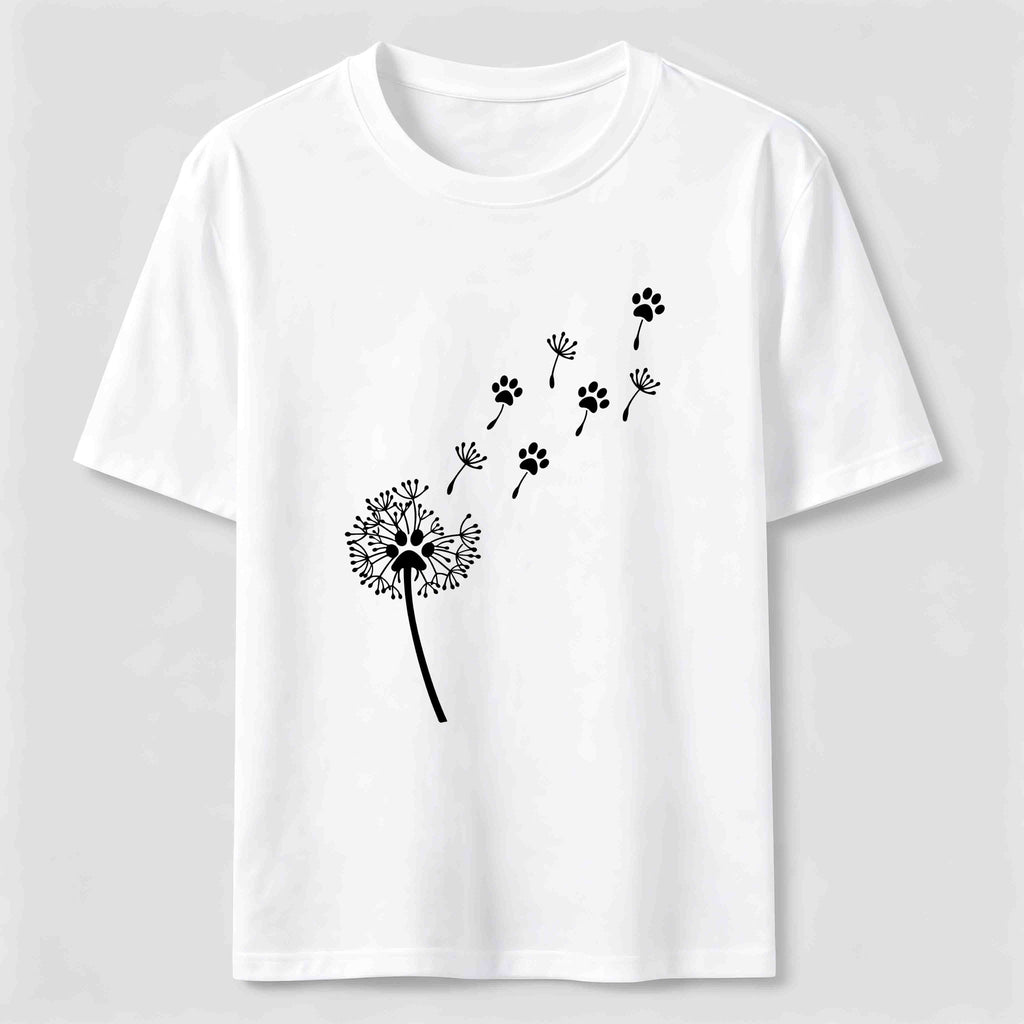 Dandelion Paw Wishes Classic T-Shirt