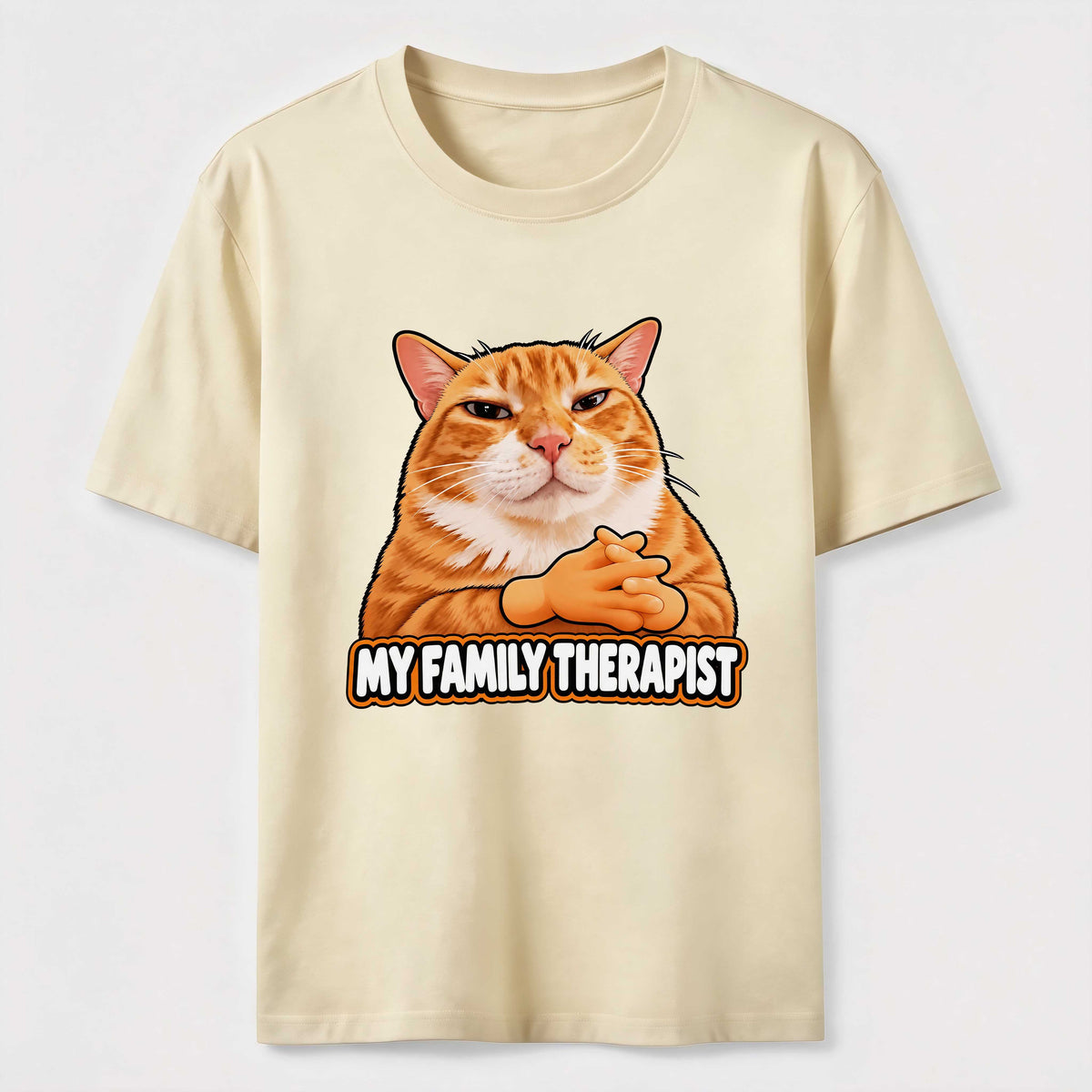 Family Therapist Orange Cat Classic T-Shirt
