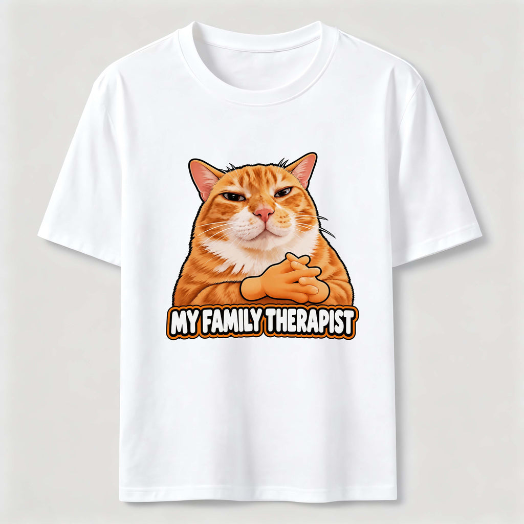 Family Therapist Orange Cat Classic T-Shirt