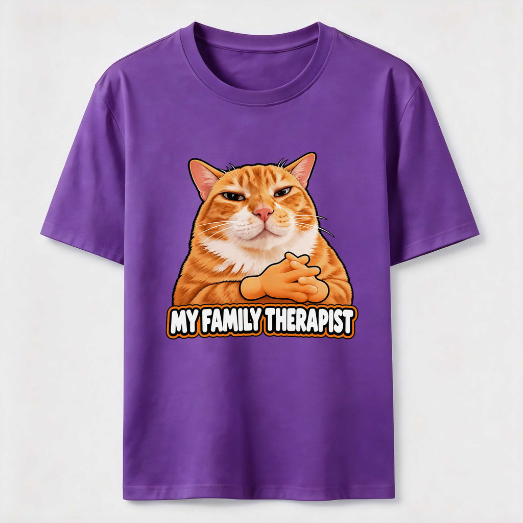 Family Therapist Orange Cat Classic T-Shirt
